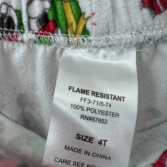 Disney Girls Minnie & Mickey Christmas Pajamas - 4t - Picture 7 of 11